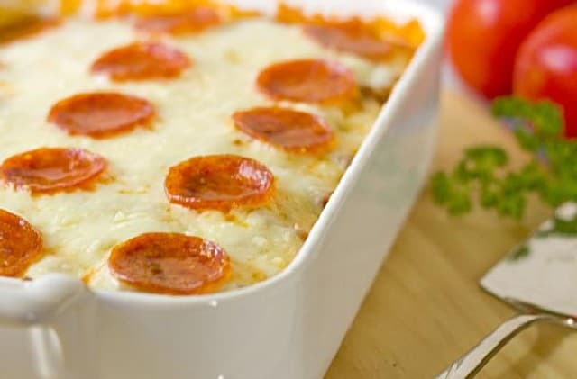 Easy Peasy Pizza Casserole