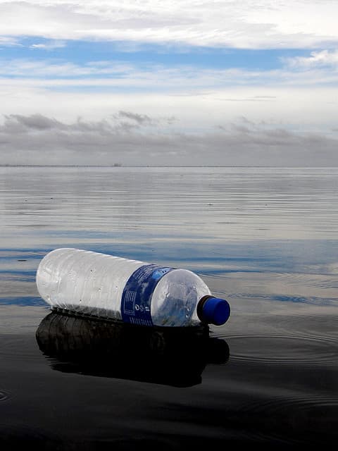 plastic in ocean
