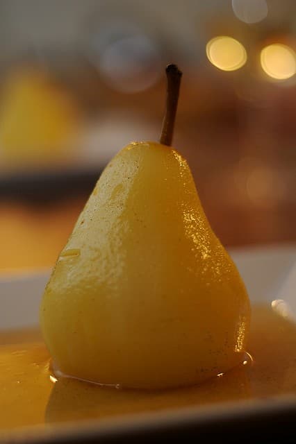 Must-Try Champagne Poached Pears