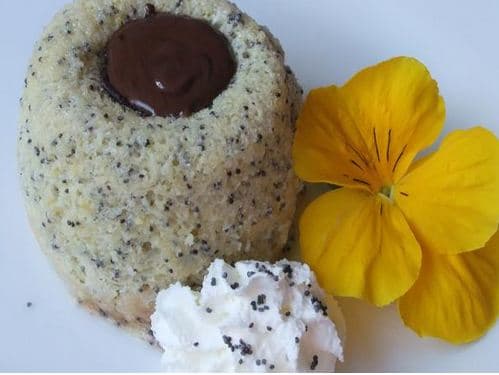 Fabulous Lemon Poppy Seed Cake With Chocolate Center