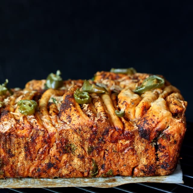 Chile and Cheese Pull Apart Bread