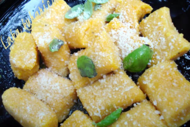 Meatless Monday: Pumpkin Gnocchi with Basil and Parmesan