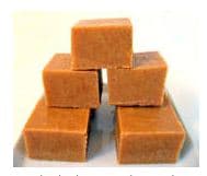Fall Candy Crush: Pumpkin Butterscotch Fudge