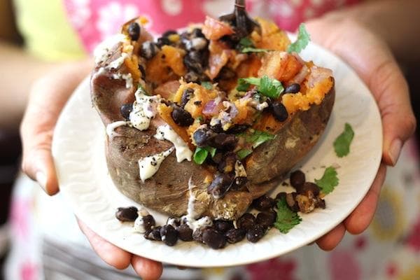 Stuffed Ranchero Sweet Potato