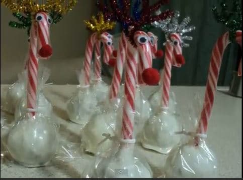 reindeer cake pop