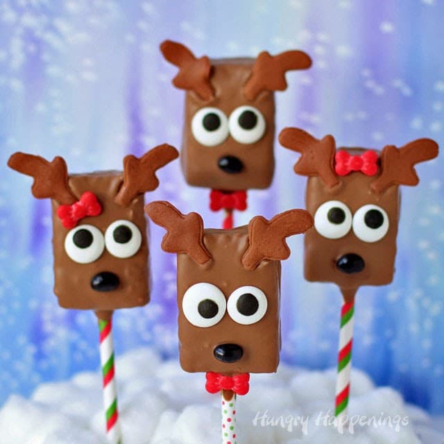 Chocolate Reindeer Pops