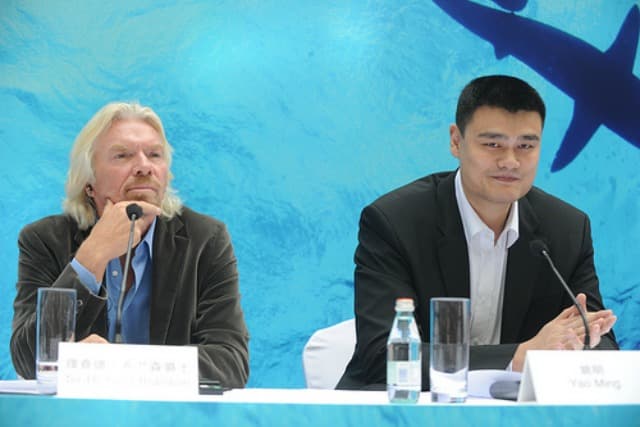 Richard Branson Calls for Ban of Shark Fin Soup