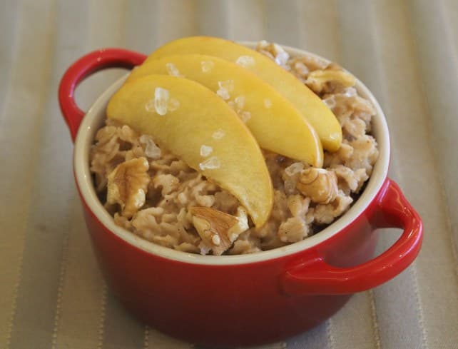 Must-Try Salted Maple Apple Oatmeal