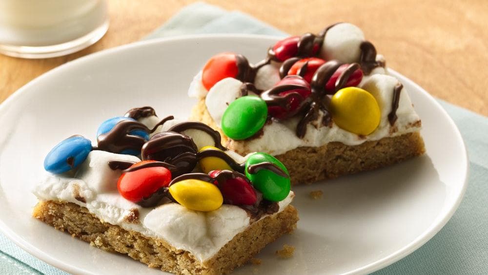 Dynamite Peanut Butter S'more Bars