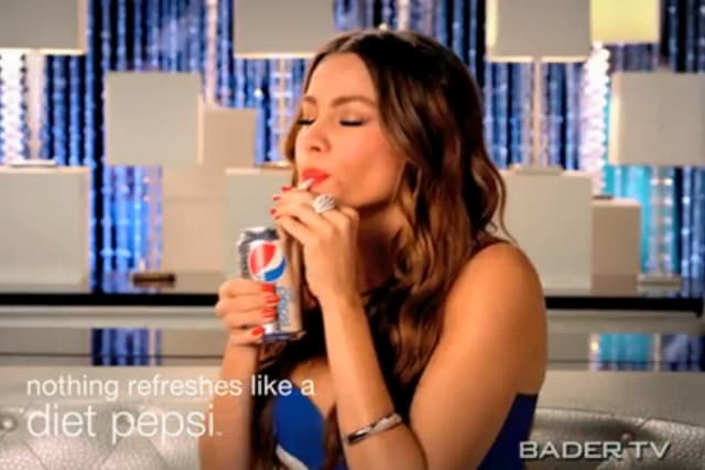 Sofia Vergara Stars in Diet Pepsi Commercial 