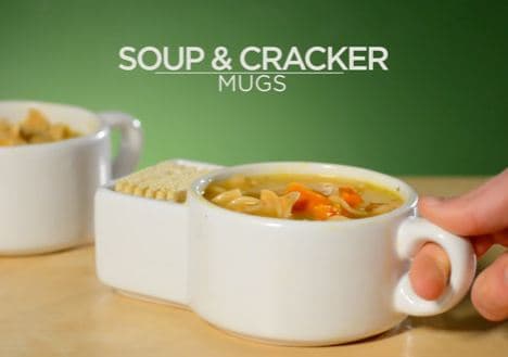 Perfect Foodie Gift: Soup and Cracker Mug
