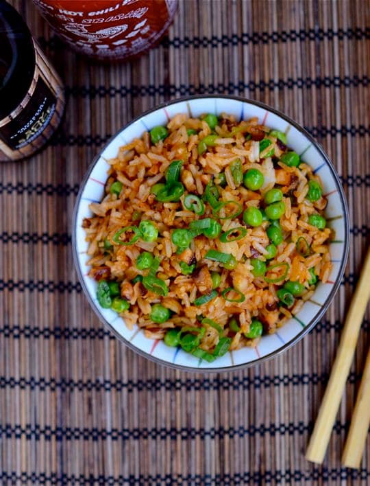 Spicy Sriracha Fried Rice