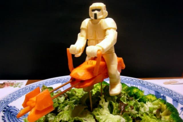 Japanese Chef Creates Vegetable Star Wars Figurines