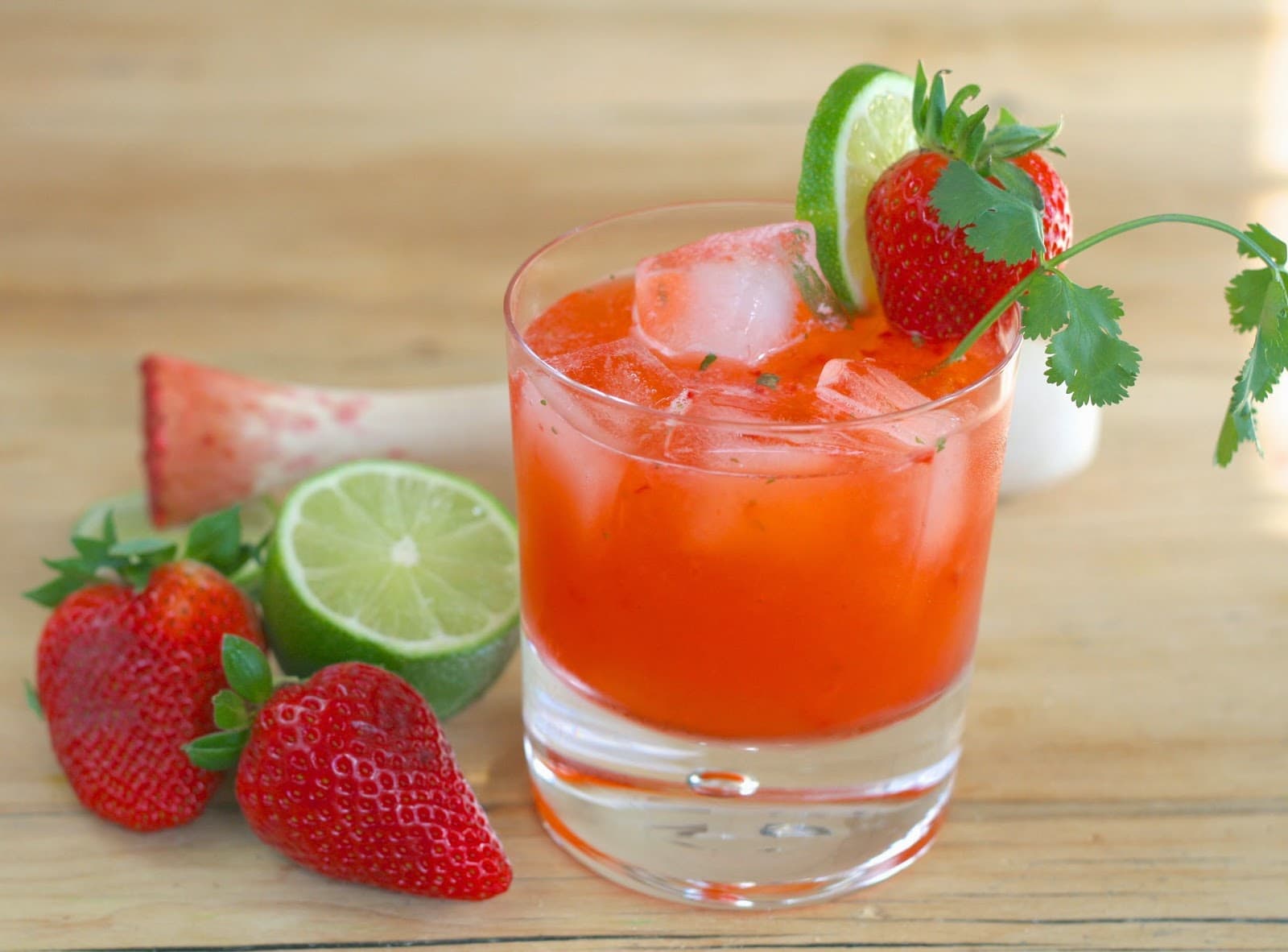 Sizzling Cinco de Mayo Recipes: Strawberry Cilantro Margaritas