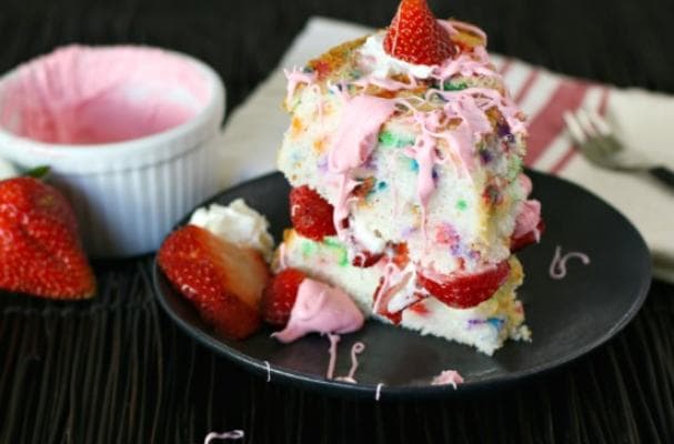 The Perfect Summer Dessert: Strawberry Confetti Cake