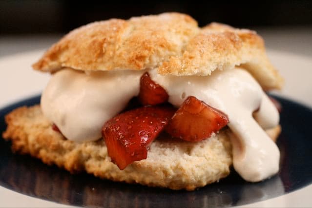 allergy free gluten free grain free GFCF milk dairy free strawberry shortcake