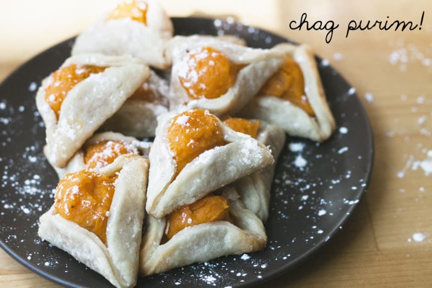 Sweet Potato Hamantaschen for Purim