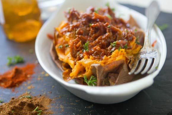 Savory Stuffed Sweet Potatoes