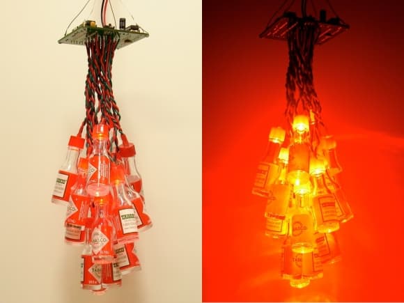 Tabasco Bottle LED Mood Lamp