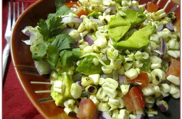 Grilled Corn Salad With Cilantro and Tamarind