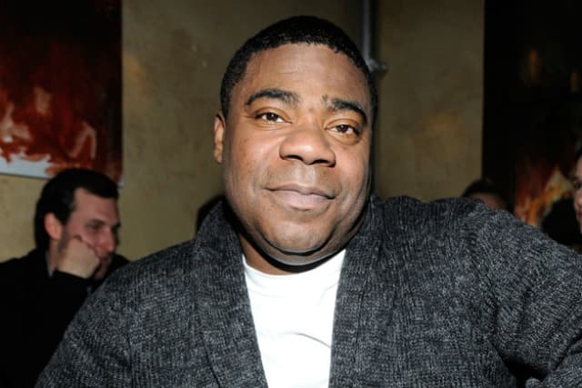 Tracy Morgan Prepped for a Photo Shoot in a Bar