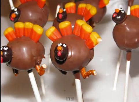 Turkey Cake Pops