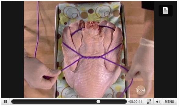 How to Truss a Turkey (Video)