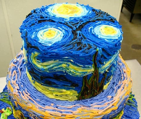 starry night cake