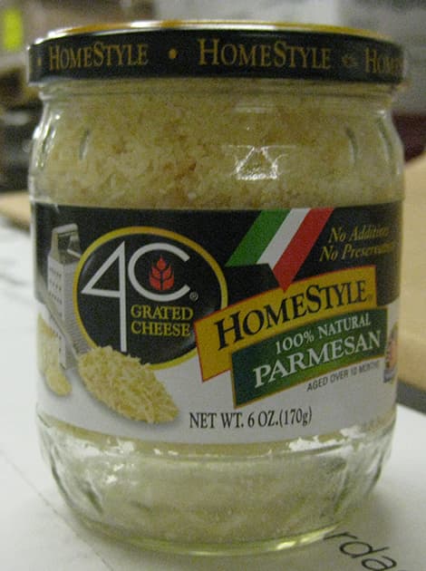 Food Recall: 4C Parmesan Cheese