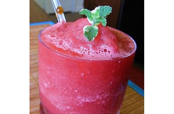 Spectacular Watermelon Mint Granita
