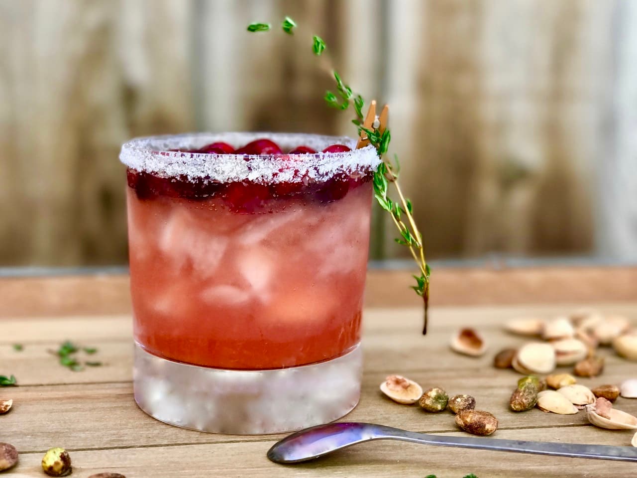 Cranberry Orange Whiskey Cocktail