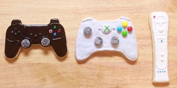Wicked Cook Video Game Controller Cookies