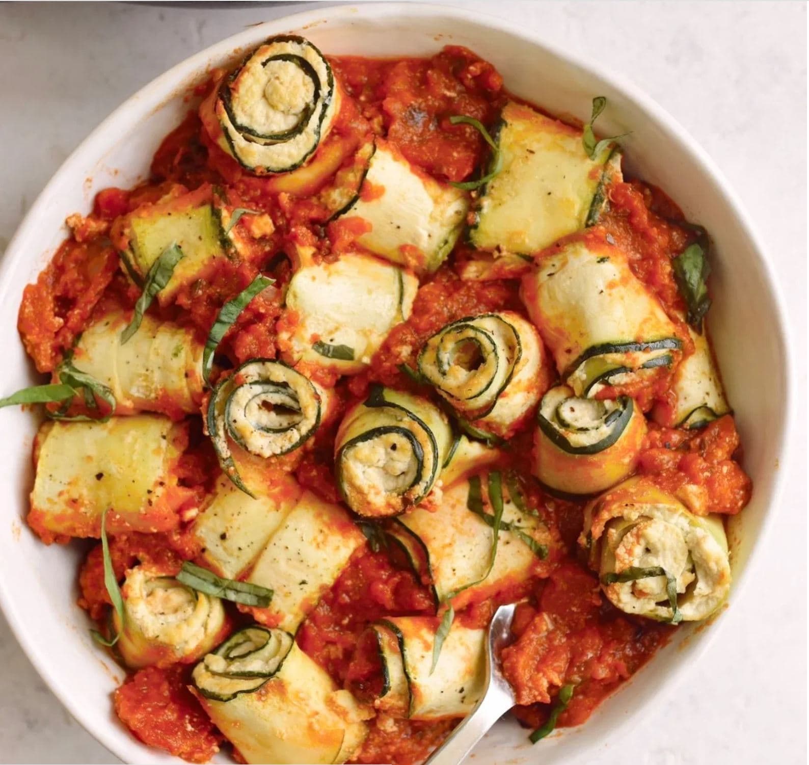 Zucchini Ricotta Roll-ups
