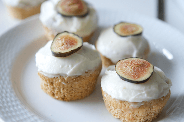 Fig and Almond Cupcakes 