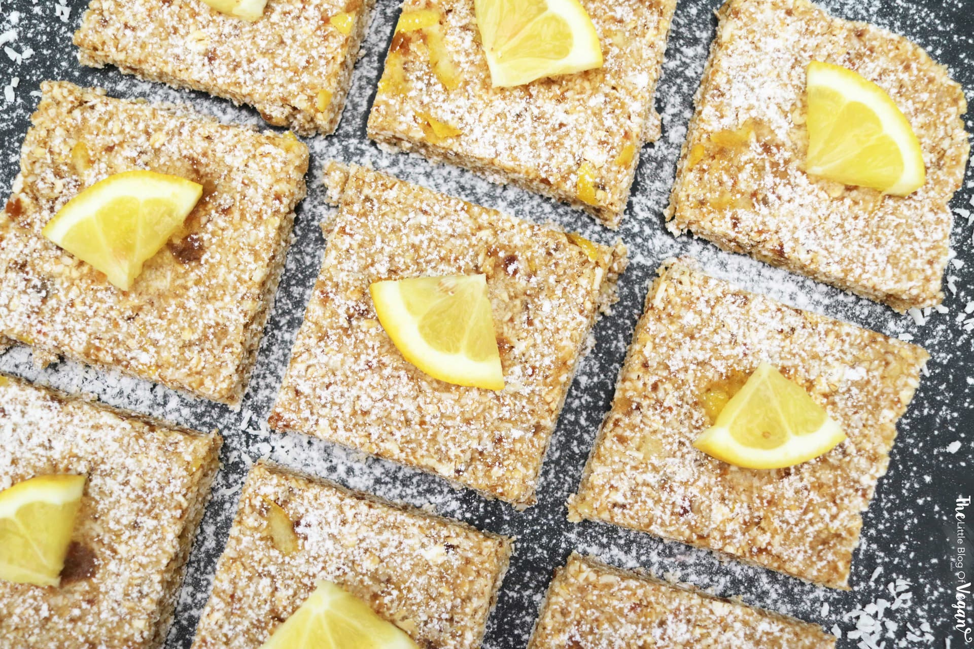 Lemon drizzle bars