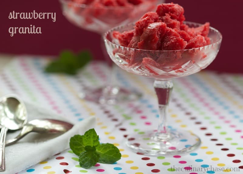 Strawberry Granita
