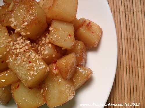 Gamja Jorim (Korean Glazed Potatoes)