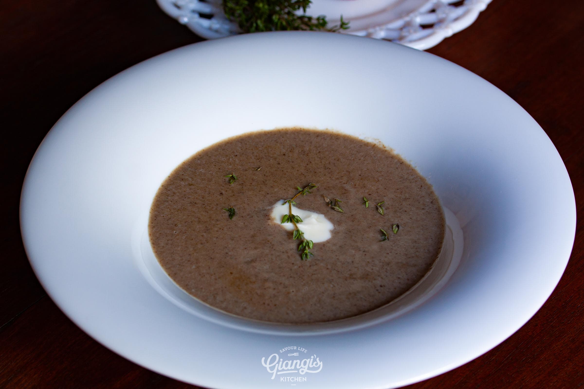 Cream of Mushrooms Soup