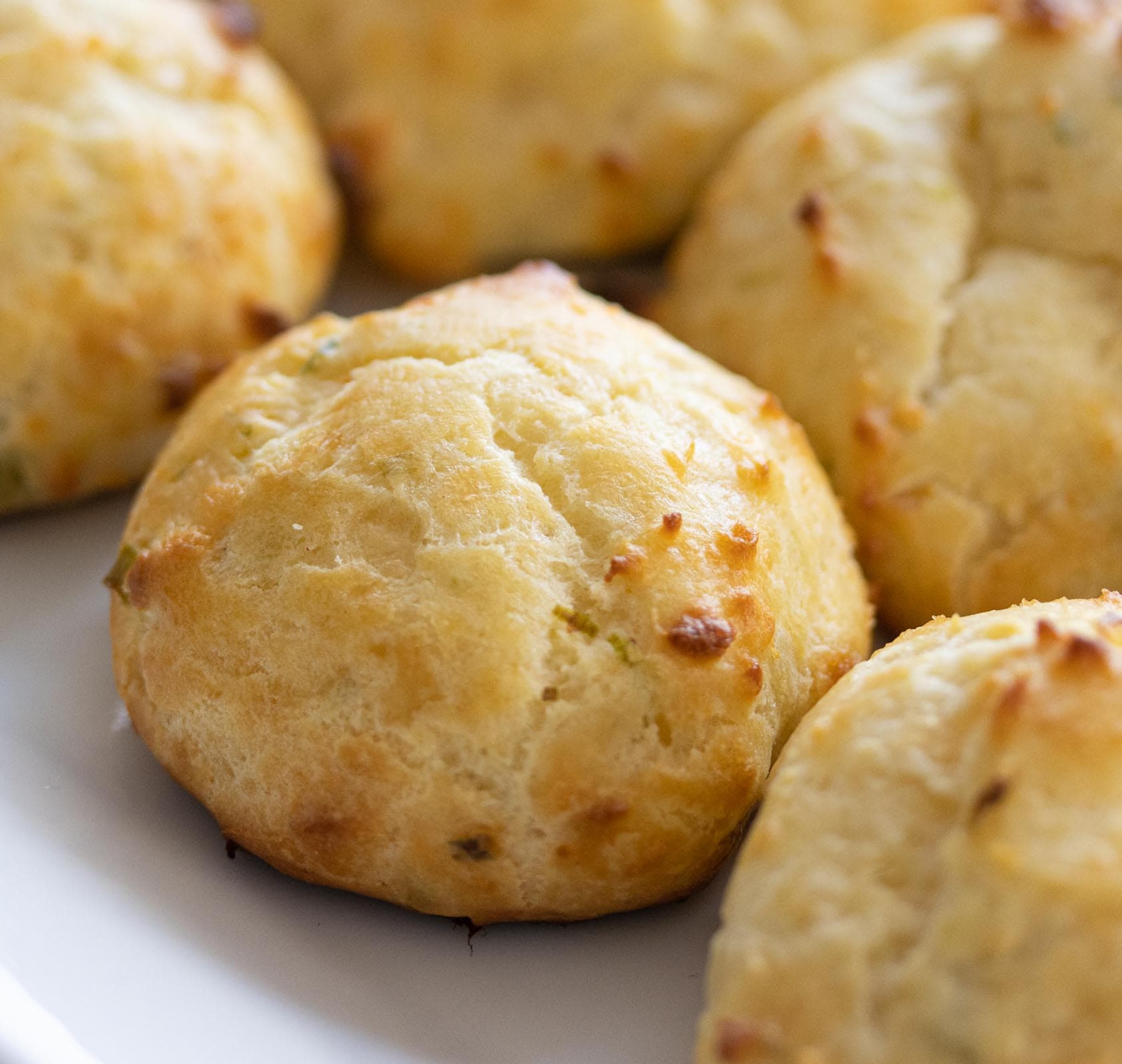 Gougeres with Cheese and Scallions