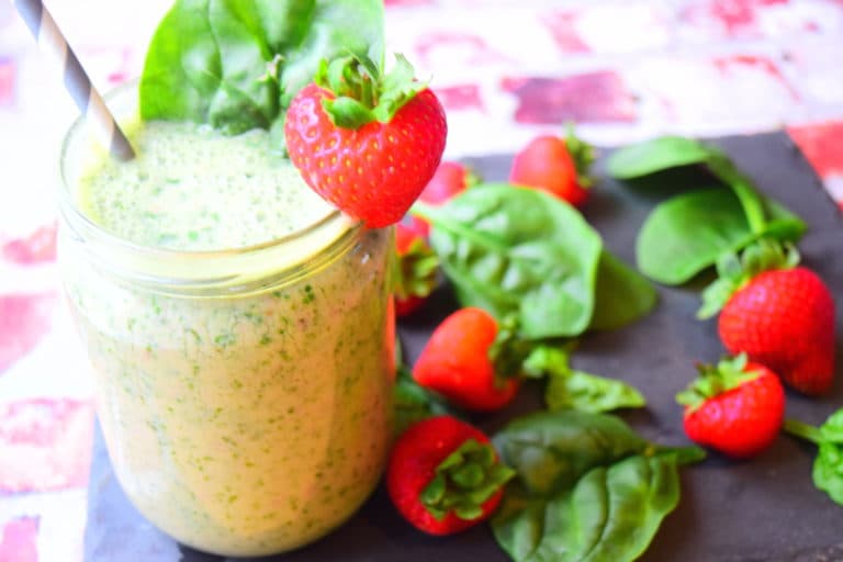 Spinach & Strawberry Smoothie