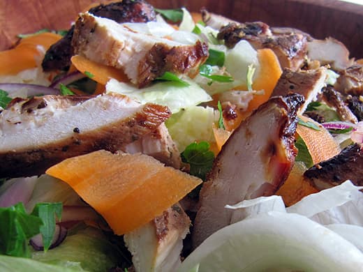 Grilled Chicken Salad with Soy Vinaigrette 