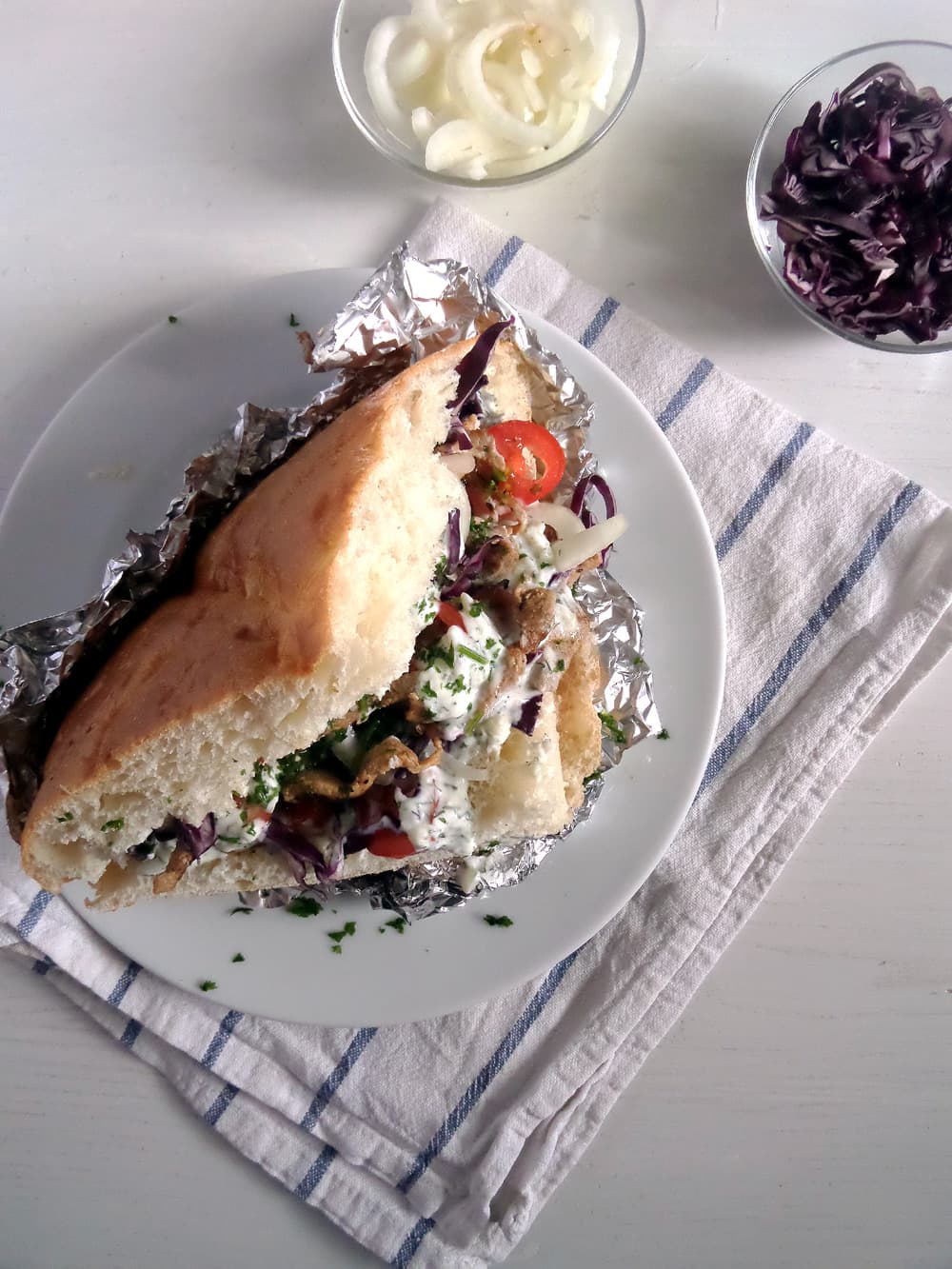 Homemade Gyros or Döner