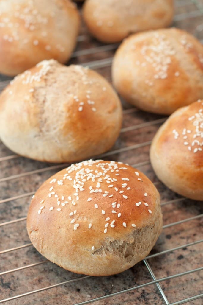 30 Minute Hamburger Buns From Scratch!