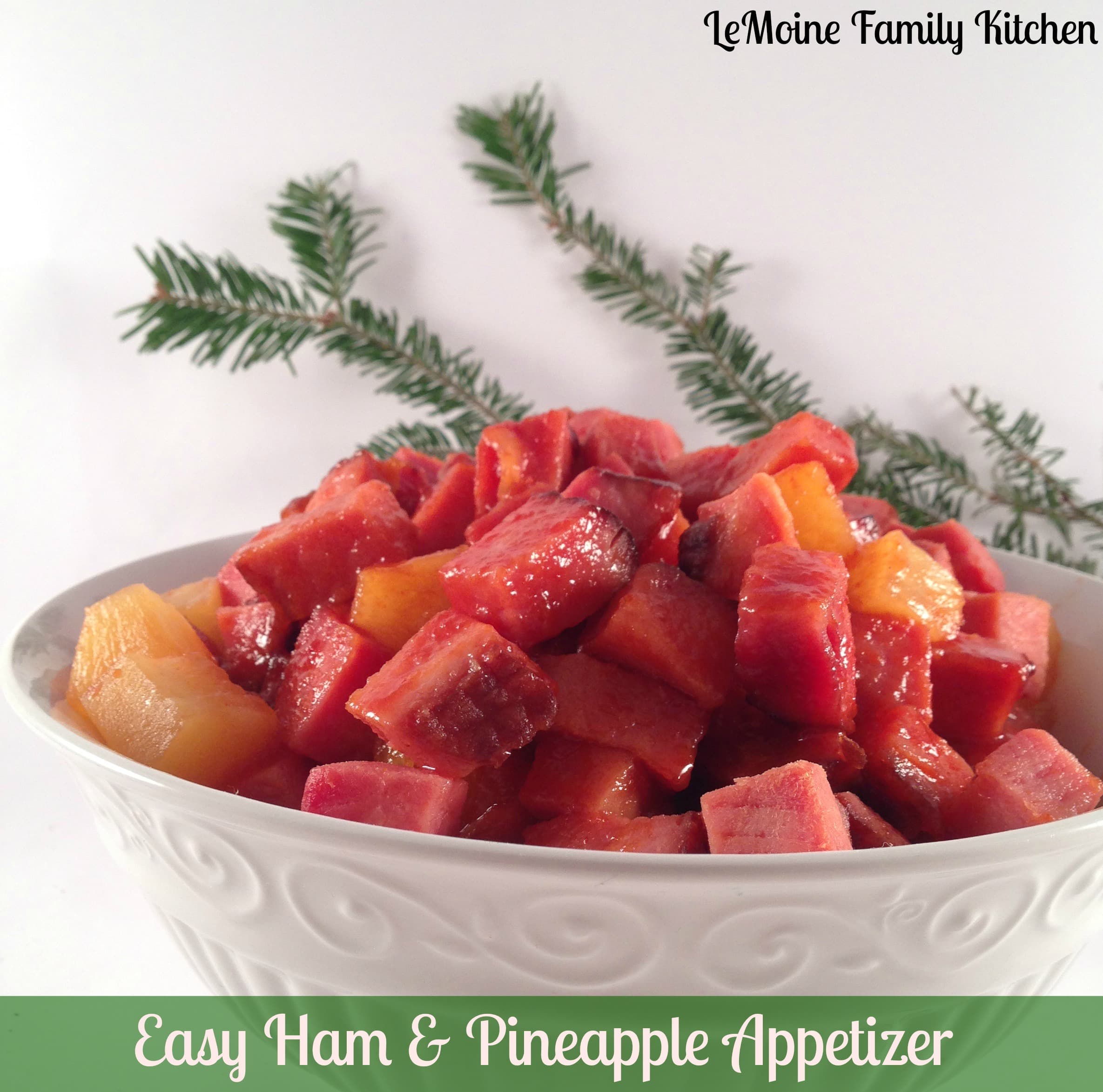 Easy Ham & Pineapple Appetizer