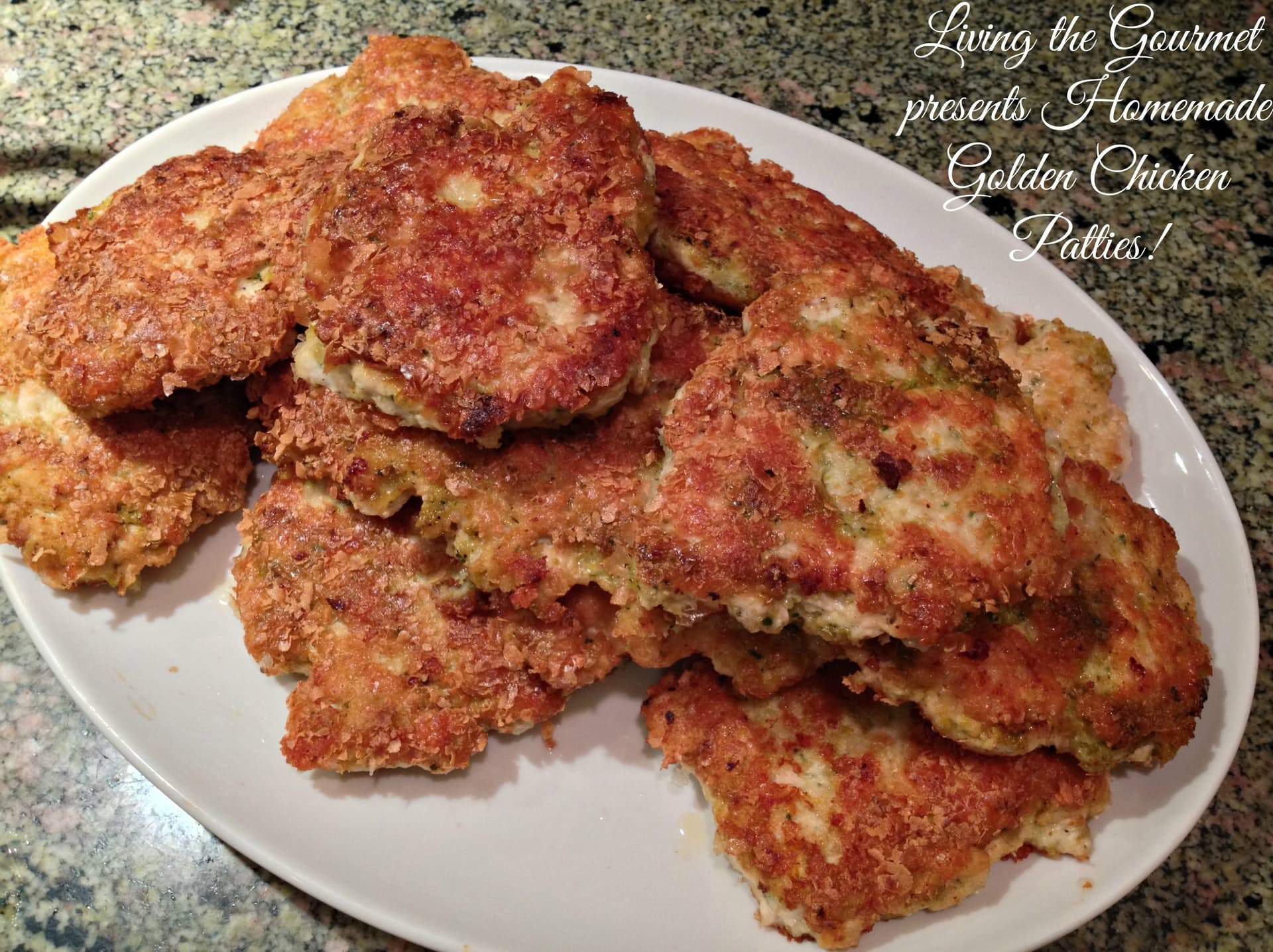 Homemade Golden Chicken Patties 