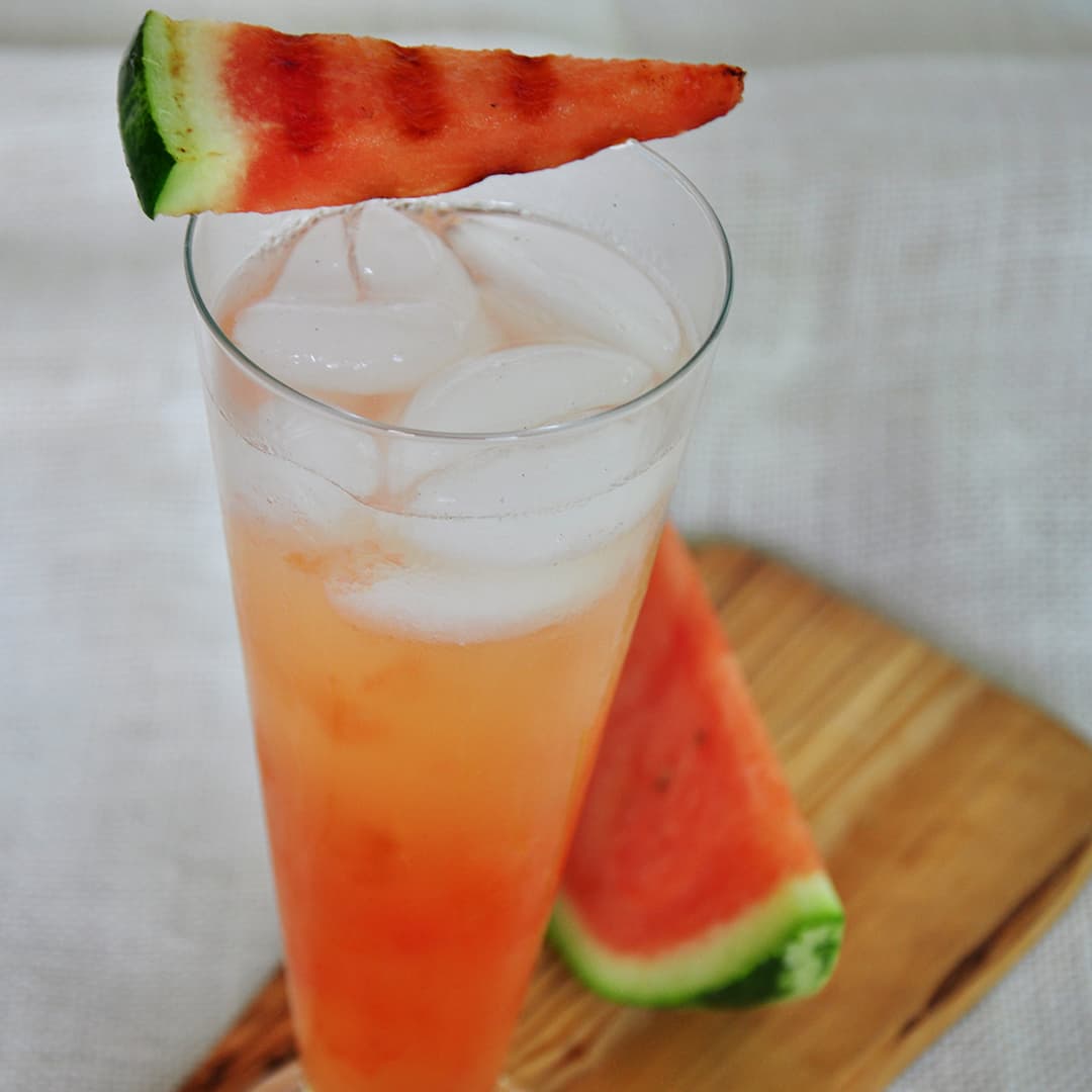 Prince Harry’s Cookout – A Ginger and Grilled Watermelon Cocktail