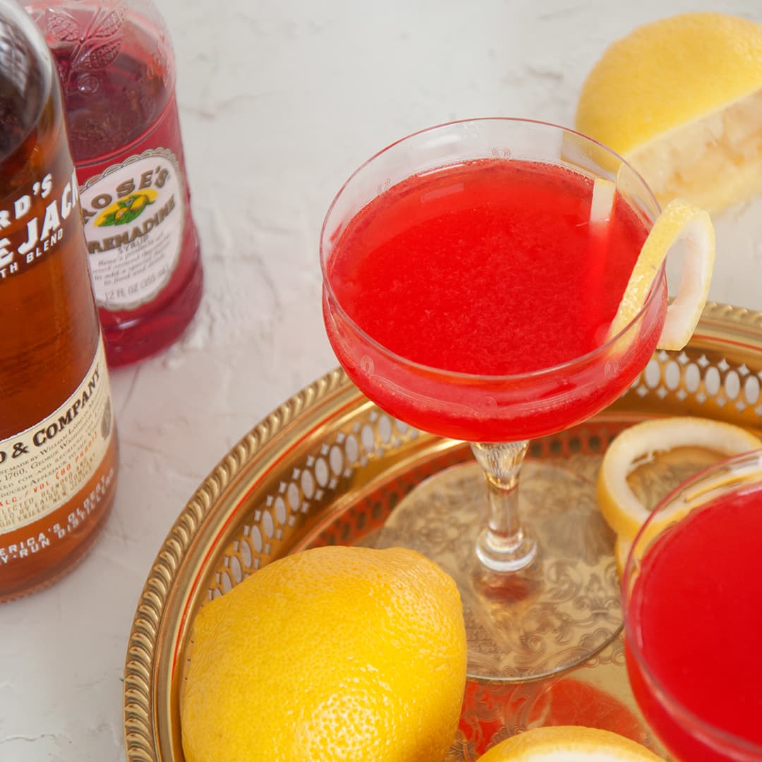 Classic Jack Rose Cocktail