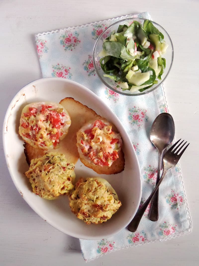 Stuffed Kohlrabi, Two Ways