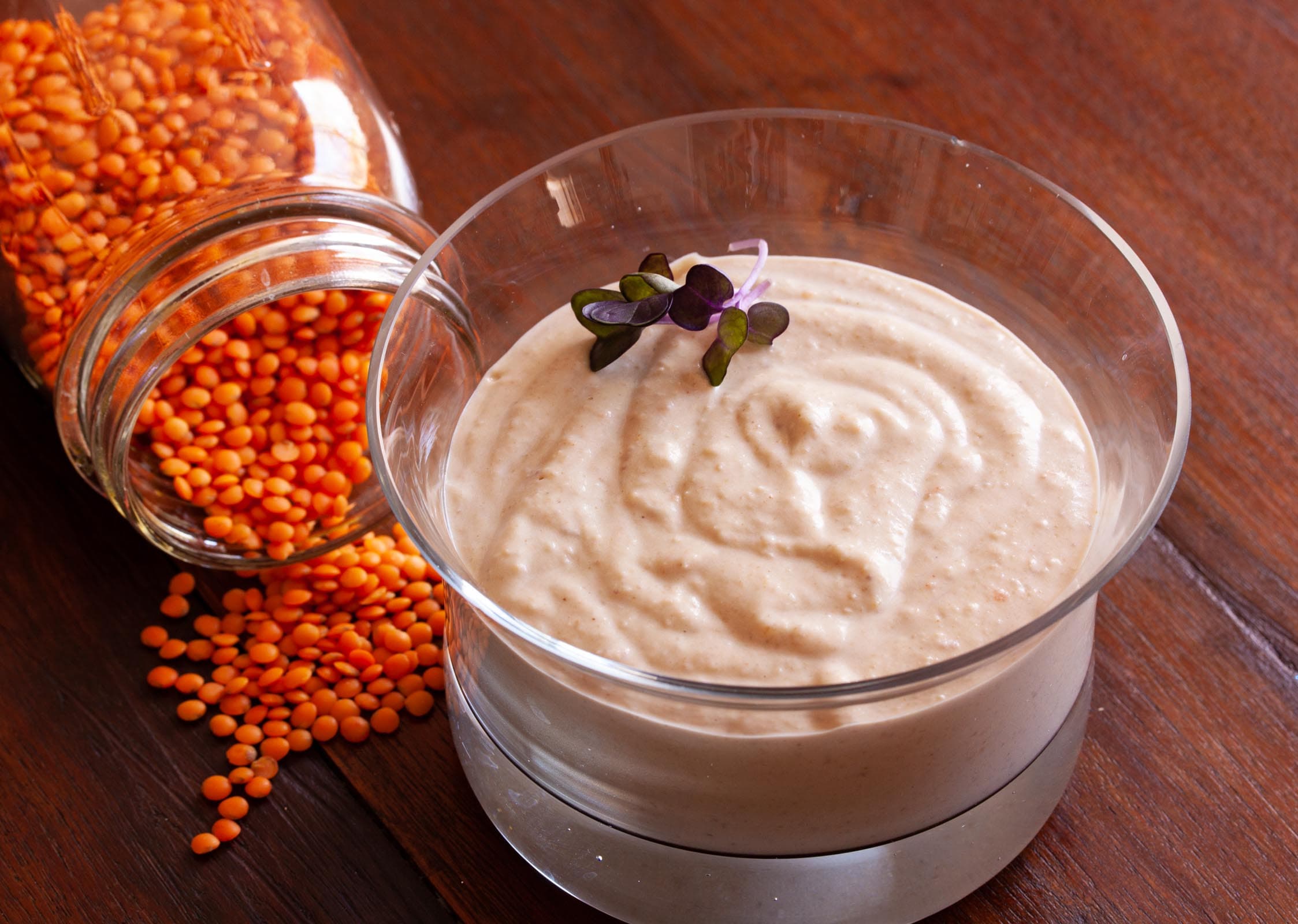 Petite Crimson Lentil Hummus