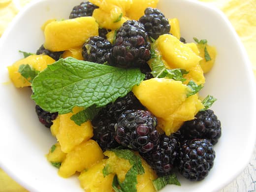 Mango Blackberry Salad 